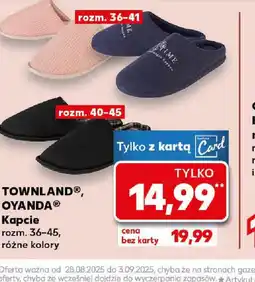 Kaufland Kapcie Townland, Oyanda oferta