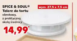 Kaufland Talerz do tortu Spice & Soul oferta