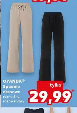 Kaufland Spodnie dresowe Oyanda oferta