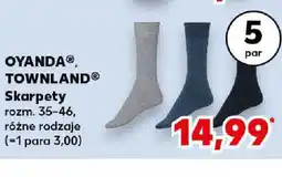 Kaufland Skarpety Oyanda, Townland oferta
