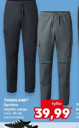 Kaufland Spodnie męskie cargo Townland oferta
