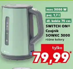 Kaufland Czajnik Switch On SOWKC 3000 oferta