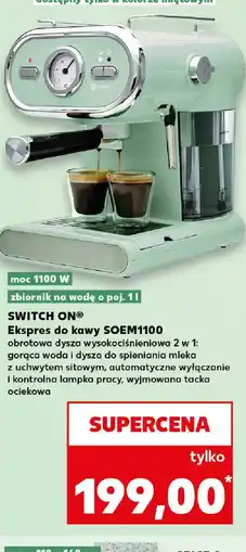 Kaufland Ekspres do kawy SOEM1100 Switch On oferta