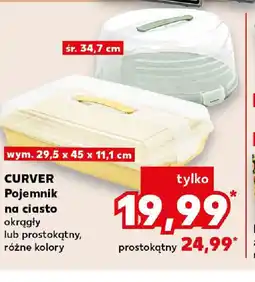 Kaufland Curver Pojemnik na ciasto oferta