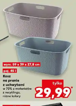 Kaufland Kosz na pranie z uchwytami oferta