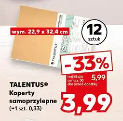 Kaufland Koperty samoprzylepne Talentus oferta