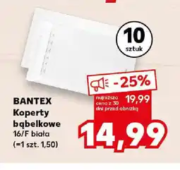 Kaufland Koperty bąbelkowe Bantex oferta