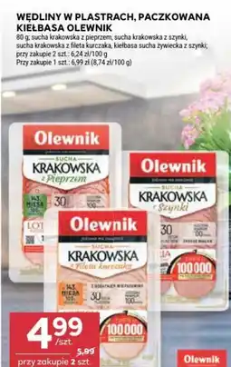Stokrotka Wędliny w plastrach, paczkowana Kiełbasa Olewnik oferta