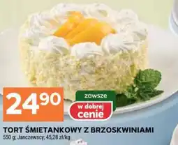 Stokrotka Tort śmietankowy z brzoskwiniami oferta