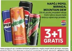 Stokrotka Napój Pepsi, Mirinda, Mountain Dew oferta