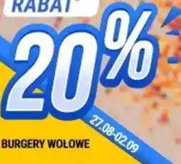 bi1 20% rabatu na burgery wołowe oferta