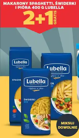 Netto Lubella makarony spaghetti, świderki i pióra oferta