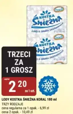 bi1 Lody Kostka Snieżna Koral oferta