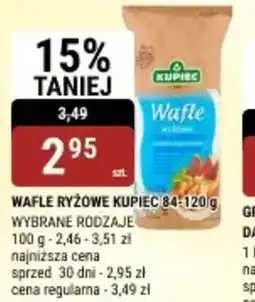 bi1 Wafle ryżowe Kupiec oferta