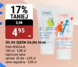 bi1 Zel do zębów Ziaja oferta