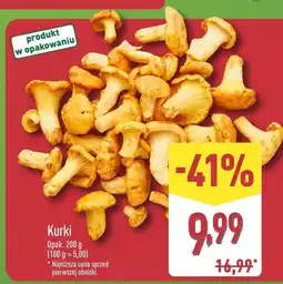ALDI Grzyby kurki Aldi oferta