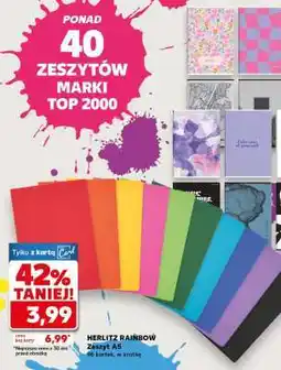 Kaufland HERLITZ RAINBOW Zeszyt A5 oferta