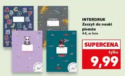 Kaufland INTERDRUK Zeszyt do nauki pisania oferta