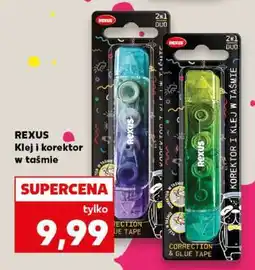 Kaufland REXUS Klej i korektor w taśmie oferta