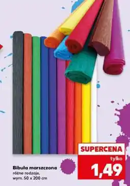 Kaufland Bibuła marszczona oferta