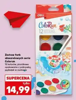 Kaufland Zestaw farb akwarelowych seria Colorun oferta