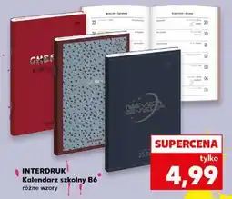 Kaufland INTERDRUK Kalendarz szkolny B6 oferta