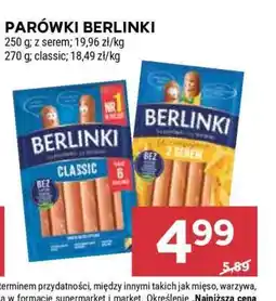 Stokrotka Market Parówki BERLINKI oferta