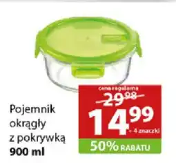 Stokrotka Market Pojemnik okrągły z pokrywką 900 ml oferta
