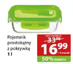 Stokrotka Market Pojemnik prostokątny z pokrywką 1 l oferta