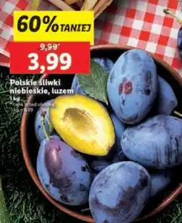 Lidl Polskie śliwki niebieskie, luzem oferta