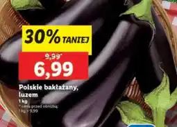 Lidl Polskie bakłażany, luzem oferta