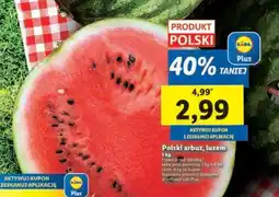 Lidl Polski arbuz, luzem oferta