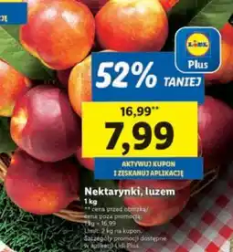 Lidl Nektarynki, luzem oferta