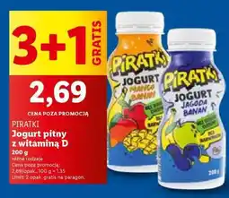 Lidl PIRATKI Jogurt pitny z witaminą D oferta