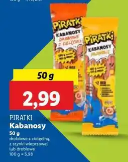 Lidl PIRATKI Kabanosy oferta