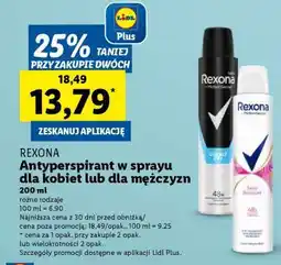 Lidl REXONA Antyperspirant w sprayu oferta