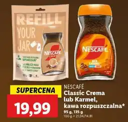 Lidl NESCAFÉ Classic Crema lub Karmel, kawa rozpuszczalna oferta