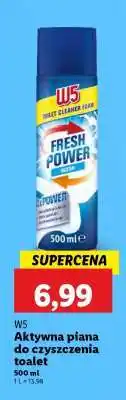 Lidl W5 Aktywna piana do czyszczenia toalet oferta