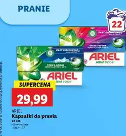 Lidl Ariel kapsułki do prania oferta
