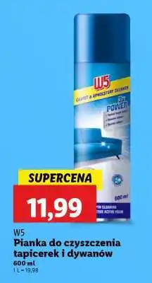 Lidl W5 Pianka do czyszczenia tapicerek i dywanów oferta