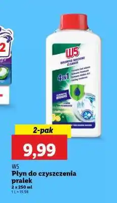 Lidl W5 Płyn do czyszczenia pralek oferta