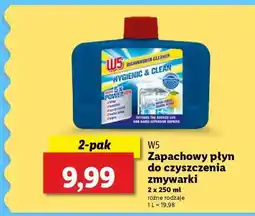 Lidl W5 Zapachowy płyn do czyszczenia zmywarki oferta