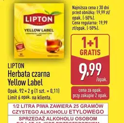 ALDI Herbata Lipton oferta