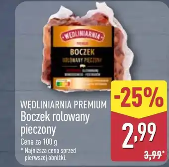 ALDI Boczek Wędliniarnia Premium oferta