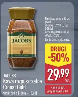 ALDI Kawa rozpuszczalna Jacobs oferta