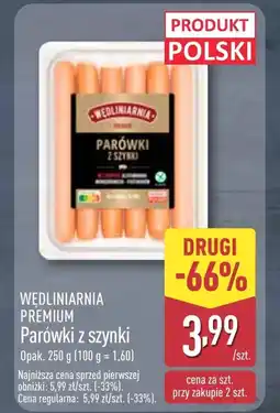 ALDI Parówki Wędliniarnia oferta