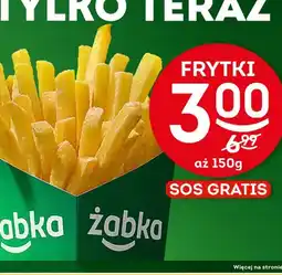 Żabka Frytki z sosem gratis oferta
