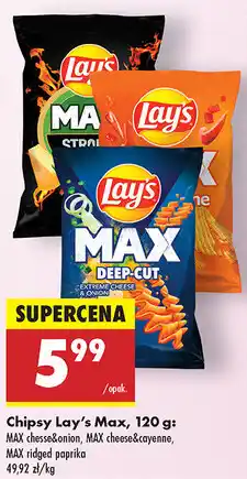 Biedronka Lay's Chipsy 120g oferta