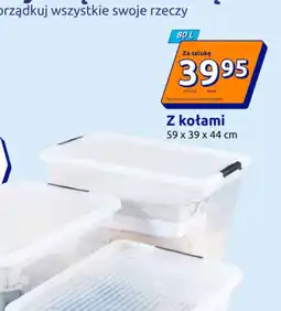Action Pojemnik do przechowywania z pokrywką zaciskową 80 L oferta