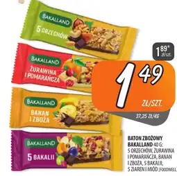 Społem Szczecin Baton zbożowy Bakalland oferta